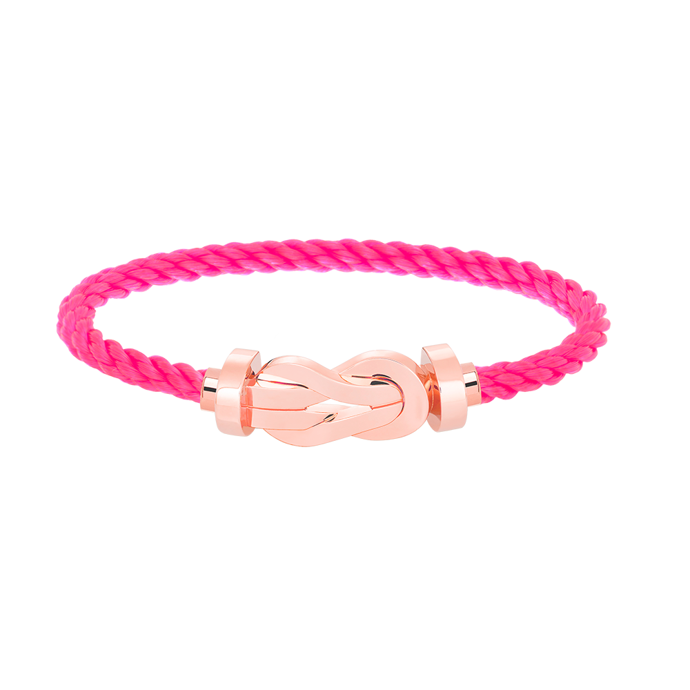 ??MIRA?¡¥CHANCE LARGE 8 FIGURE BUCKLE NO DIAMOND BRACELET ROSE GOLD