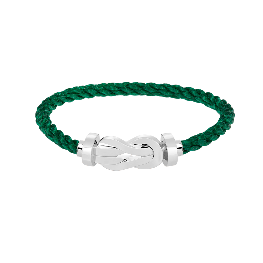 ??MIRA?¡¥CHANCE LARGE 8 FIGURE BUCKLE NO DIAMOND BRACELET SILVER