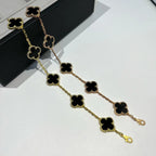 [MIRA]New CLOVER 5 MOTIF ONYXS BRACELET COLLECTION