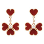 ??MIRA?¡¥SWEET CLOVER CARNELIAN EARRINGS