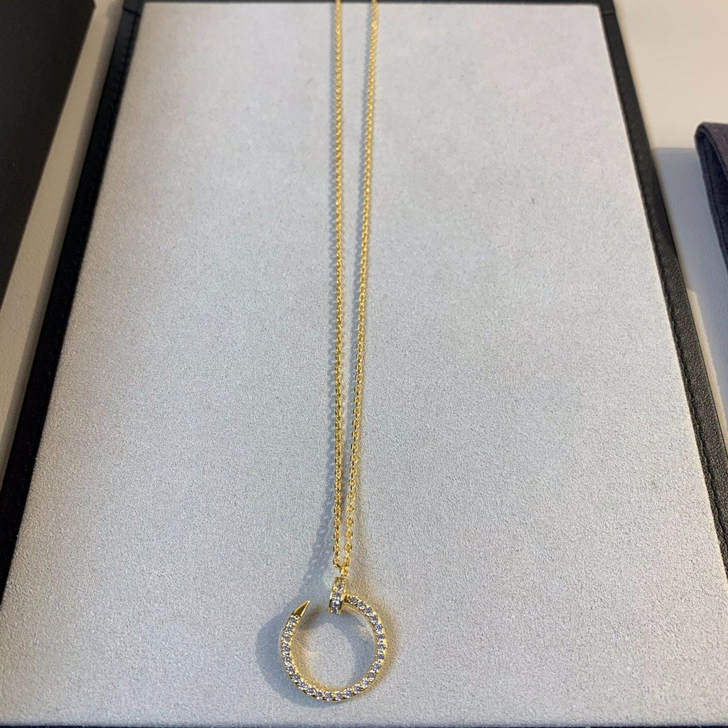 ??MIRA?¡¥JUSTE NECKLACE GOLD DIAMONDS
