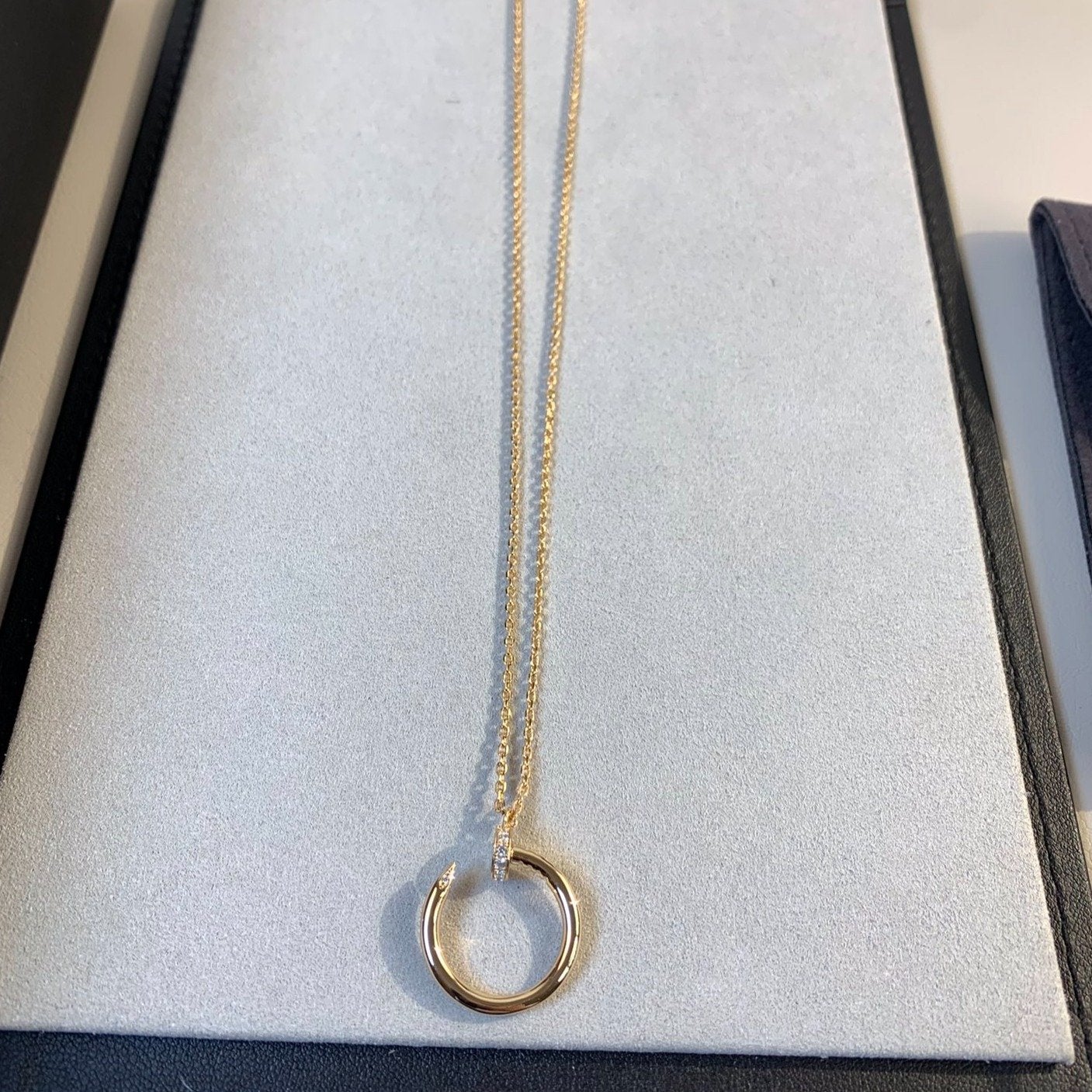 ??MIRA?¡¥JUSTE NECKLACE PINK GOLD