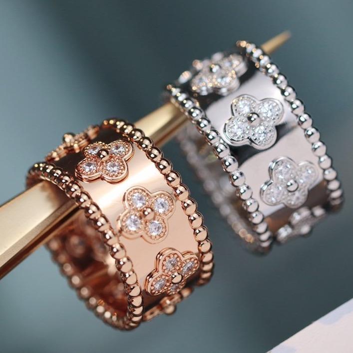 ??MIRA?¡¥CLOVER KALEIDOSCOPE RING 10MM