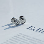??MIRA?¡¥LOVE EARRINGS SILVER 10MM