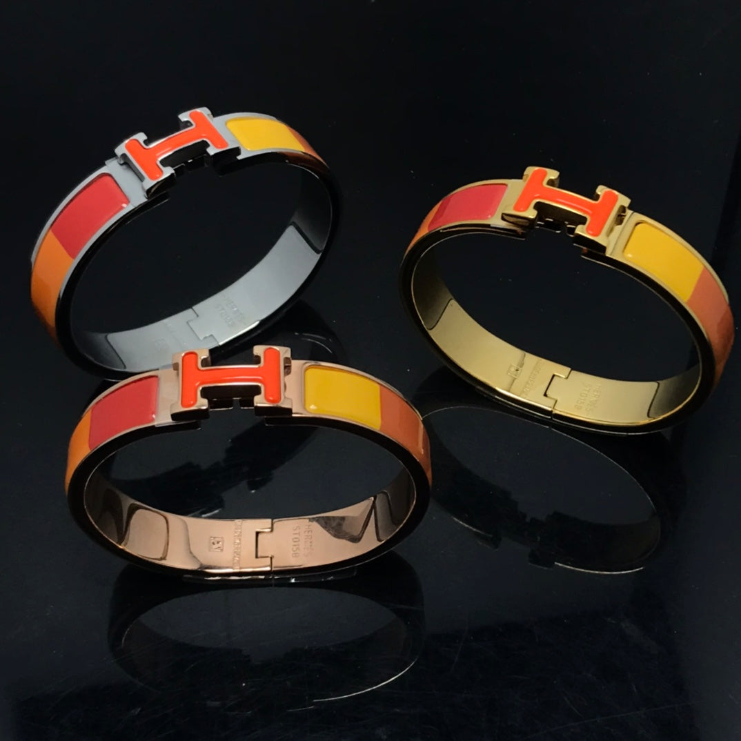 ??MIRA?¡¥H BRACELET ORANGE RAINBOW CERAMIC