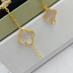 ??MIRA?¡¥MAGIC CLOVER MOP GOLD BRACELET 5 MOTIFS
