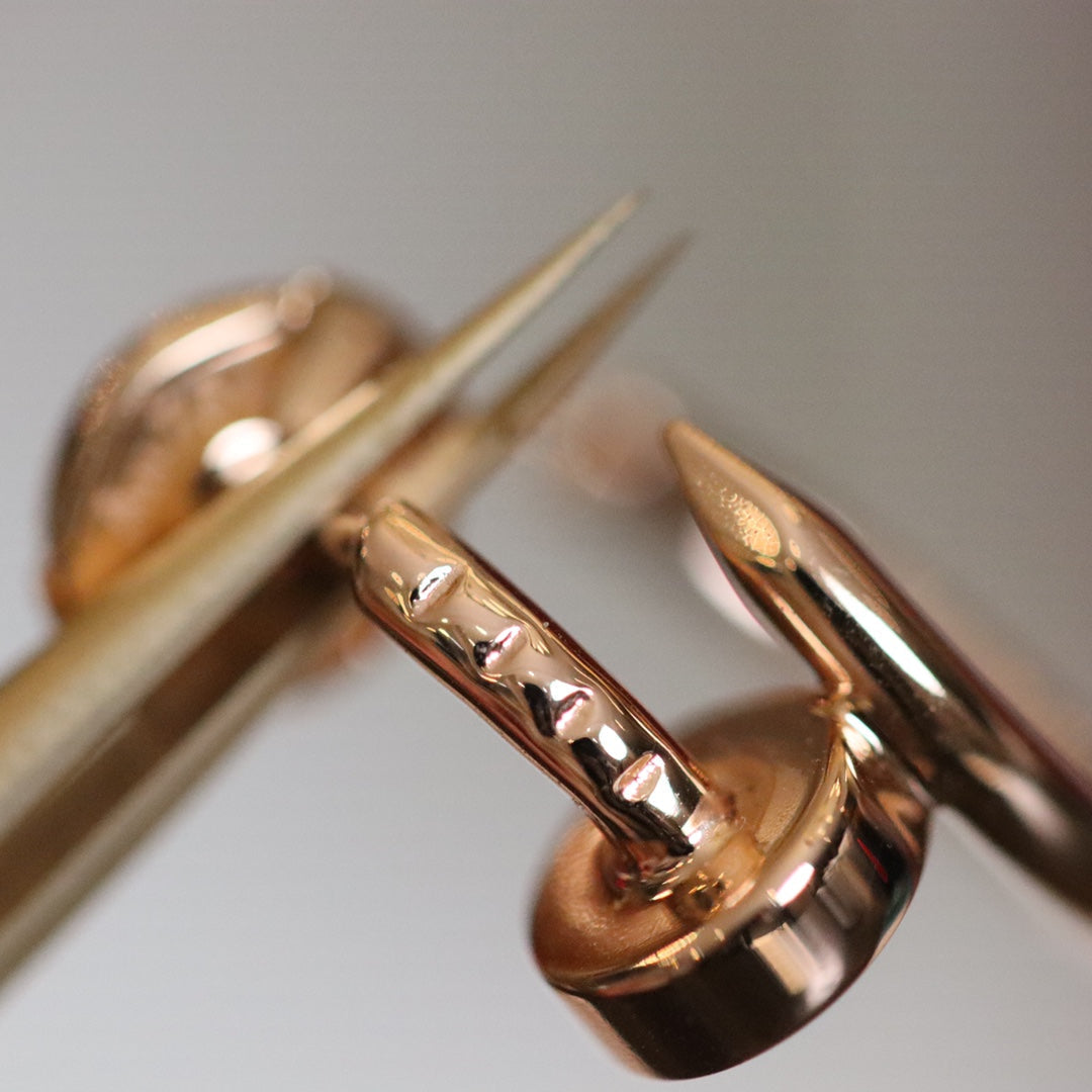 ??MIRA?¡¥JUSTE EARRINGS PINK GOLD