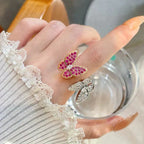 ??MIRA?¡¥TWIN BUTTERFLY DIAMOND RING