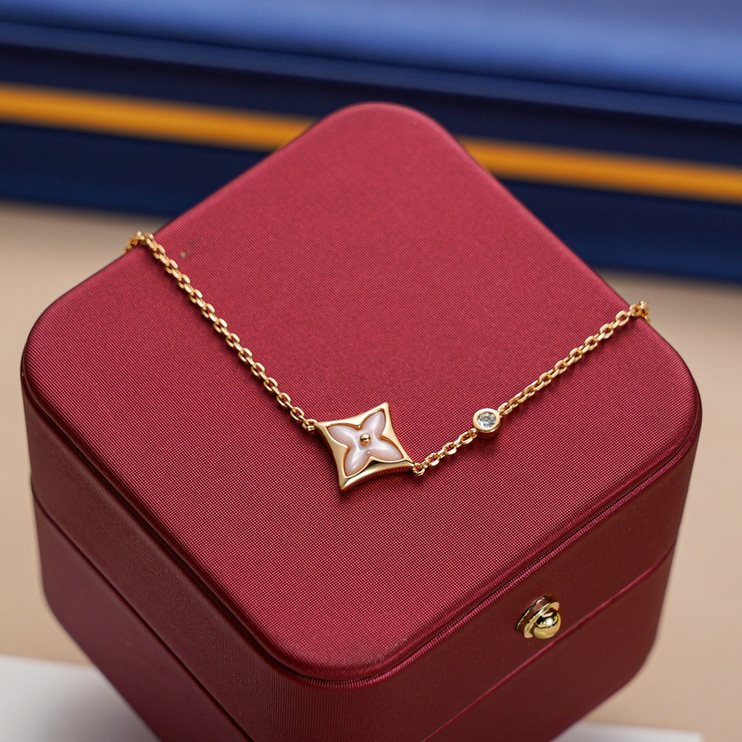 ??MIRA?¡¥STAR 1 DIAMOND PINK GOLD BRACELET