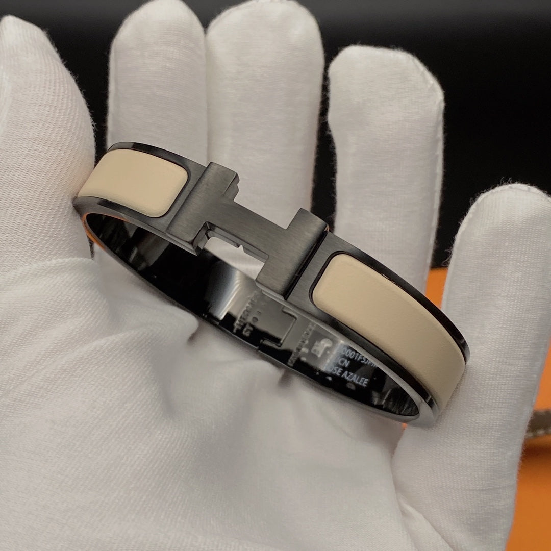 ??MIRA?¡¥H BRACELET 12MM BLACK BEIGE CERAMIC