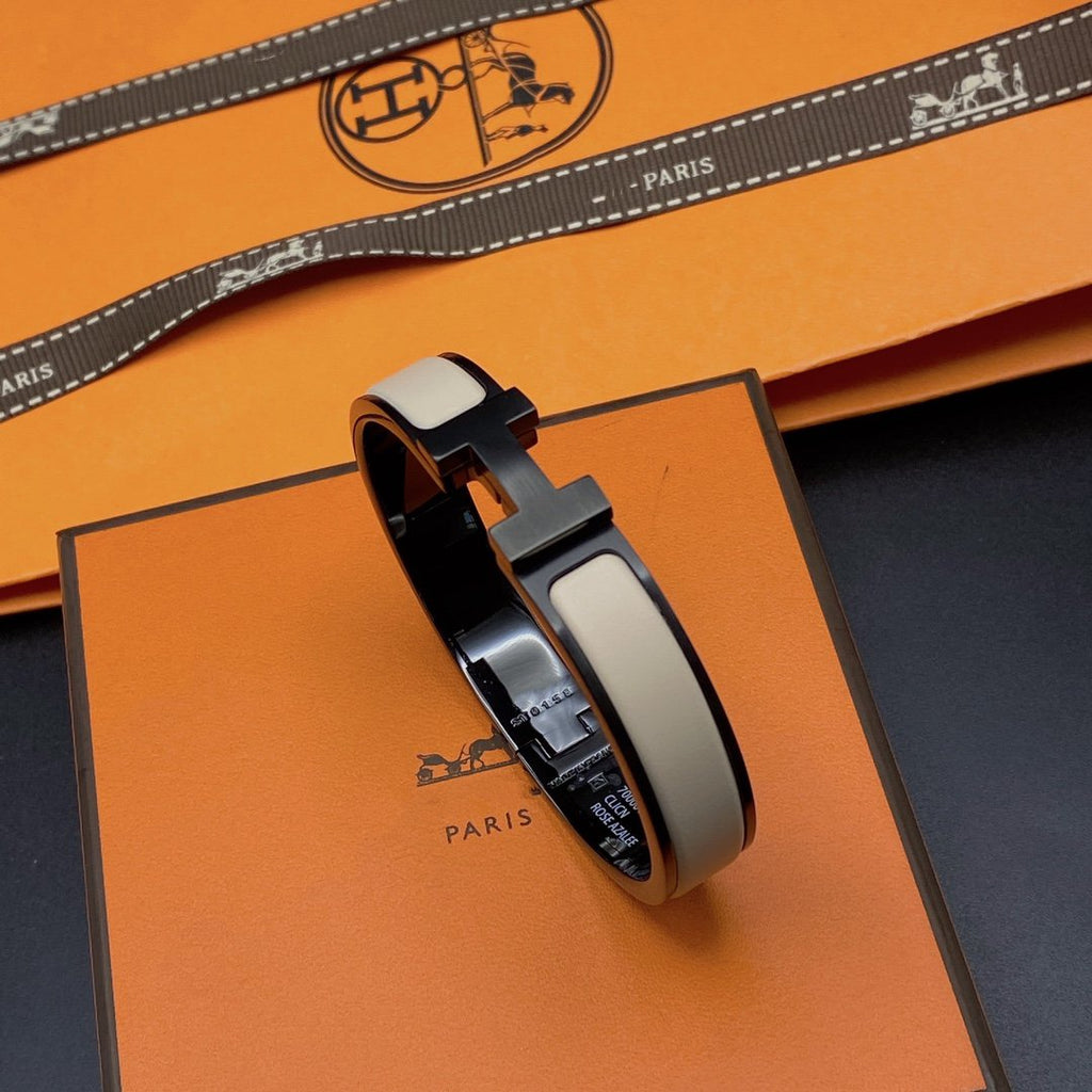 ??MIRA?¡¥H BRACELET 12MM BLACK BEIGE CERAMIC