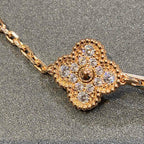 [MIRA] New  CLOVER 5 MOTIF FULL DIAMOND BRACELET COLLECTION