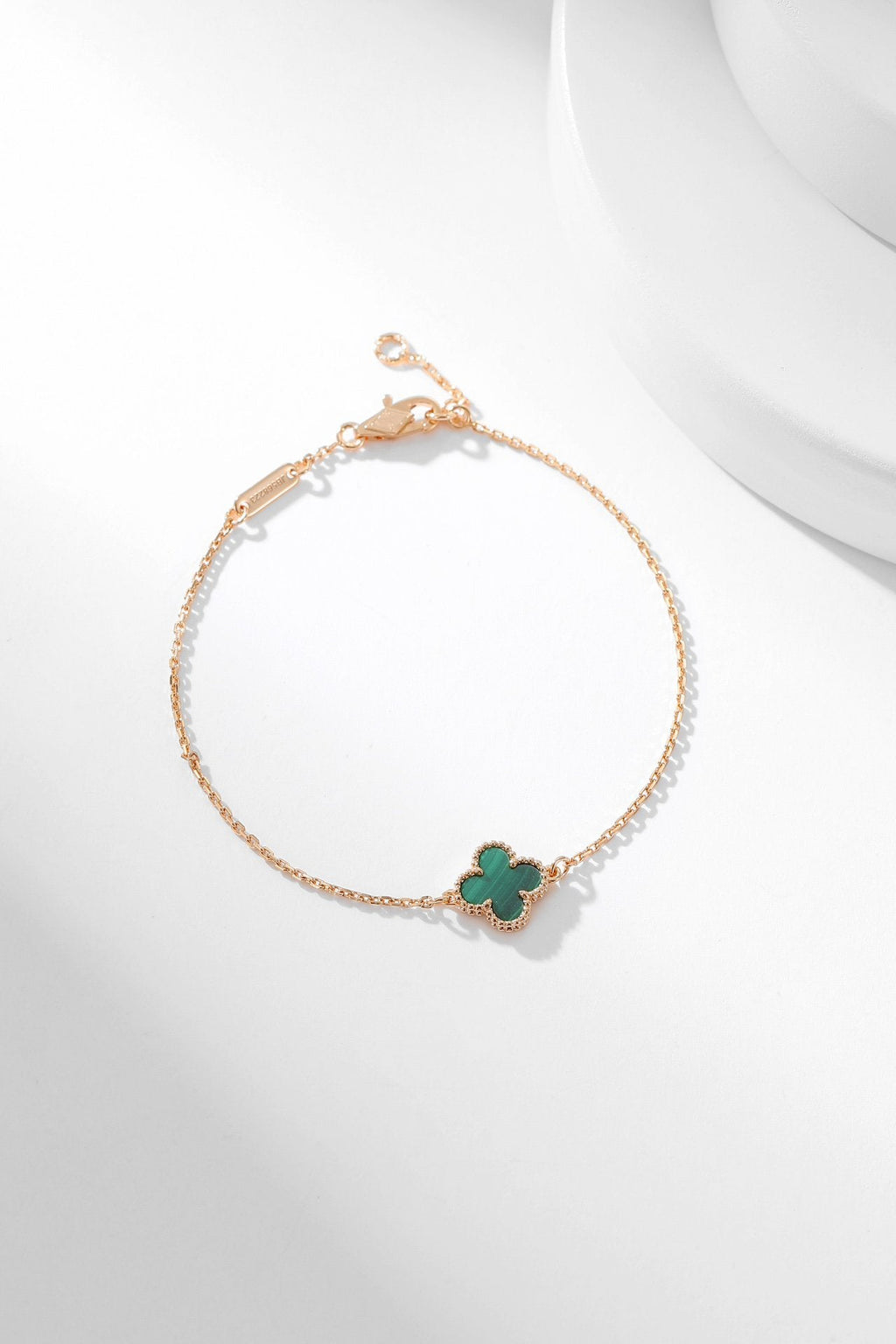 ??MIRA?¡¥CLOVER BRACELET MALACHITE 1 MOTIF