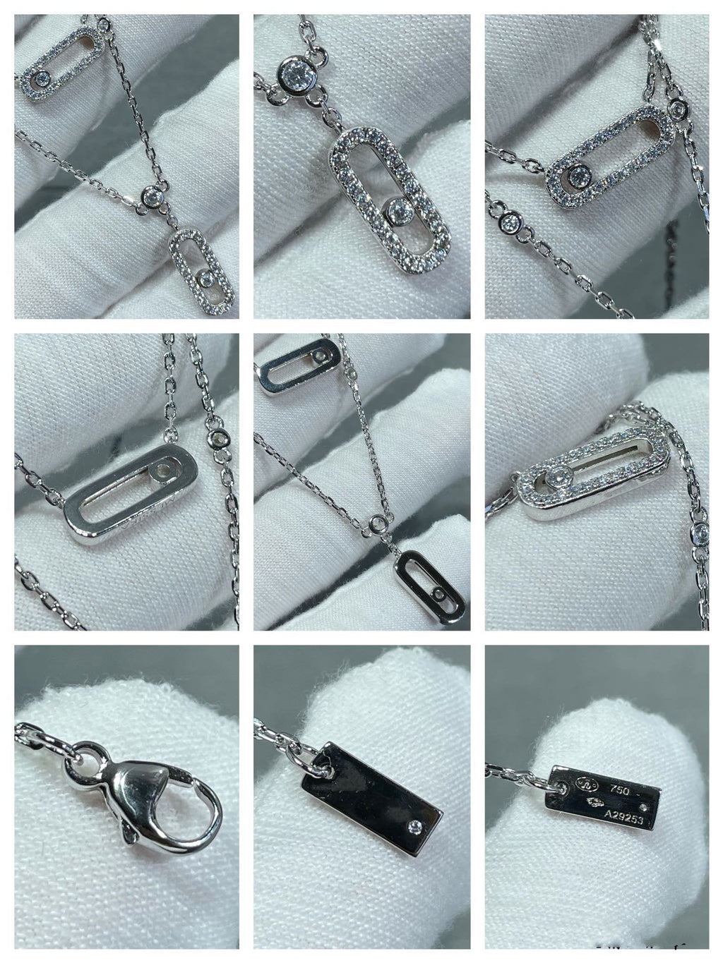 [MIRA] MOVE 2 ROW DIAMOND NECKLACE