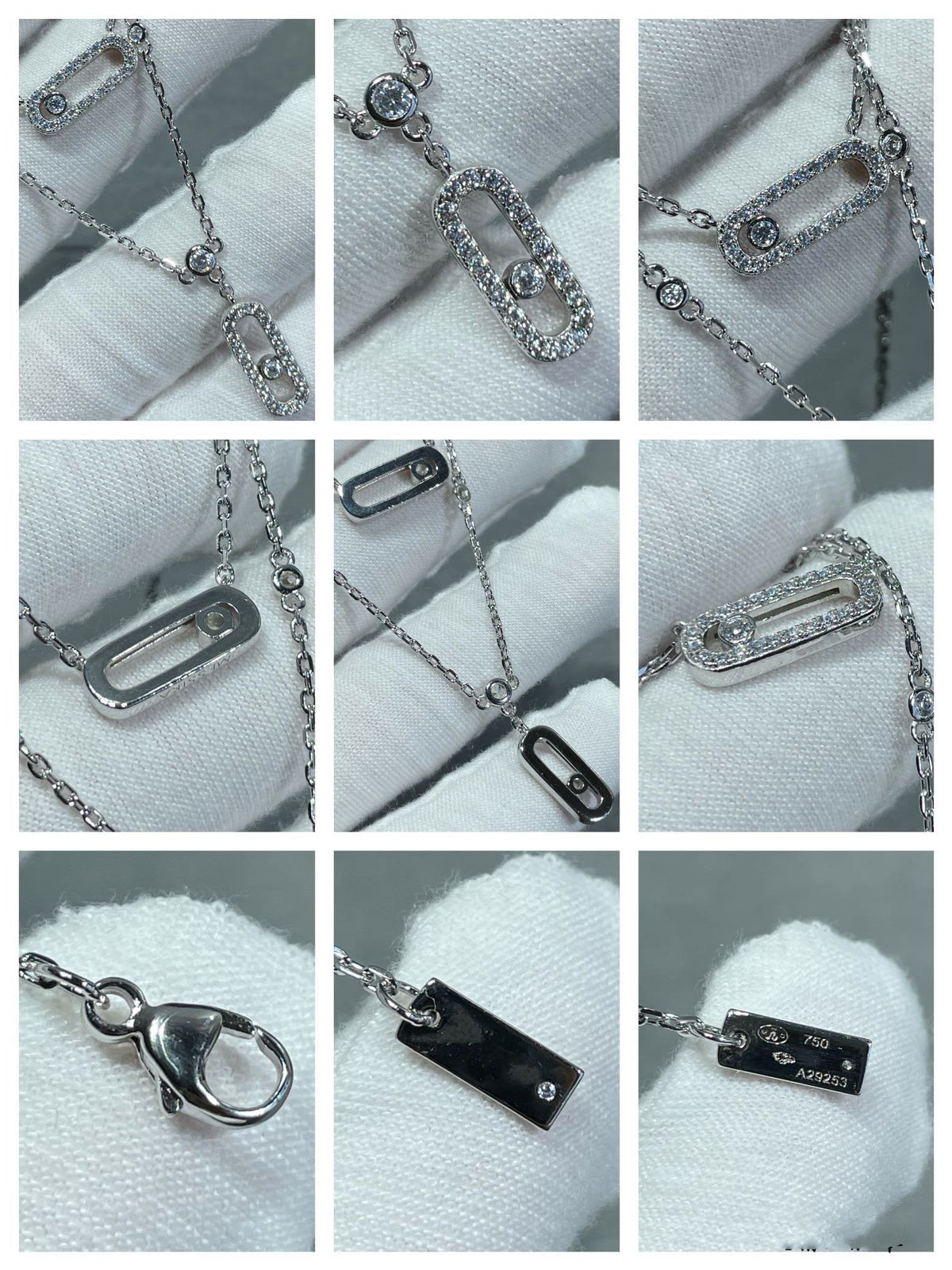[MIRA] MOVE 2 ROW DIAMOND NECKLACE