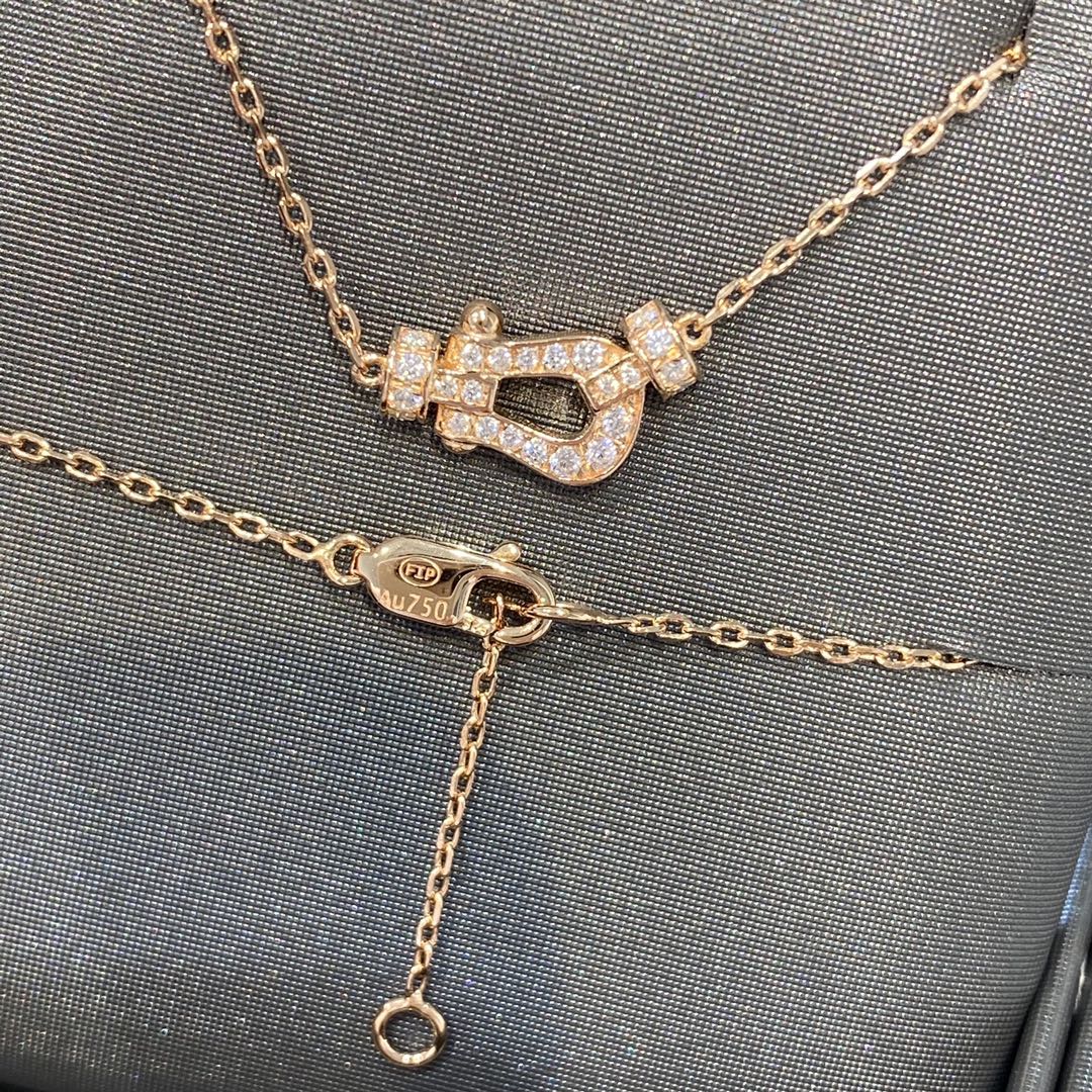 ??MIRA?¡¥FORCE 10 DIAMOND PINK GOLD NECKLACE MINI MODEL