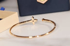 ??MIRA?¡¥IDYLLE GOLD OPEN BRACELET DIAMOND PAVED
