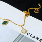 ??MIRA?¡¥LUCKY SPRING 5 MOTIF GOLD BRACELET