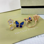 [MIRA] 2026 NEW MODEL SPRING LUCKY 3 MOTIF GOLD RING
