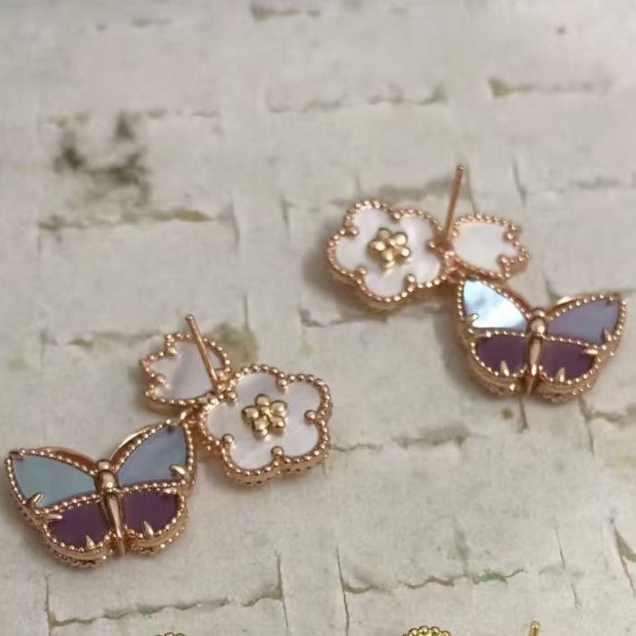 [MIRA] 26 NEW CLOVER LUCKY LIGHT PURPLE SET