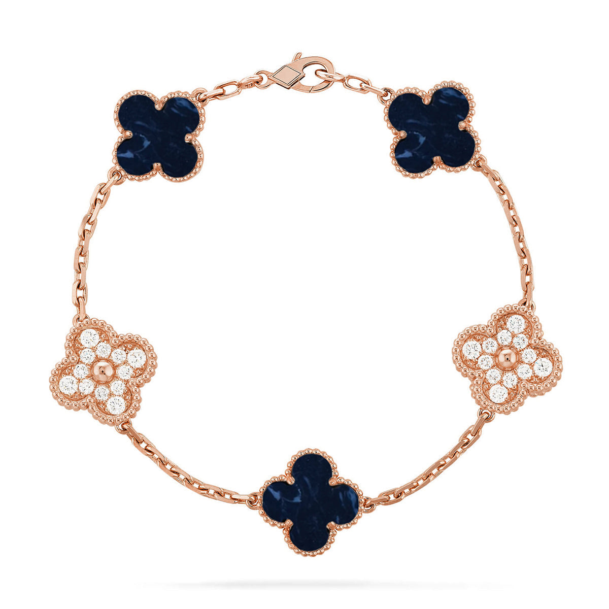 [MIRA]New CLOVER 5 MOTIF PIETERSITE BRACELET COLLECTION