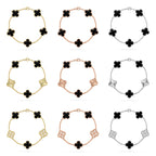 [MIRA]New CLOVER 5 MOTIF ONYXS BRACELET COLLECTION
