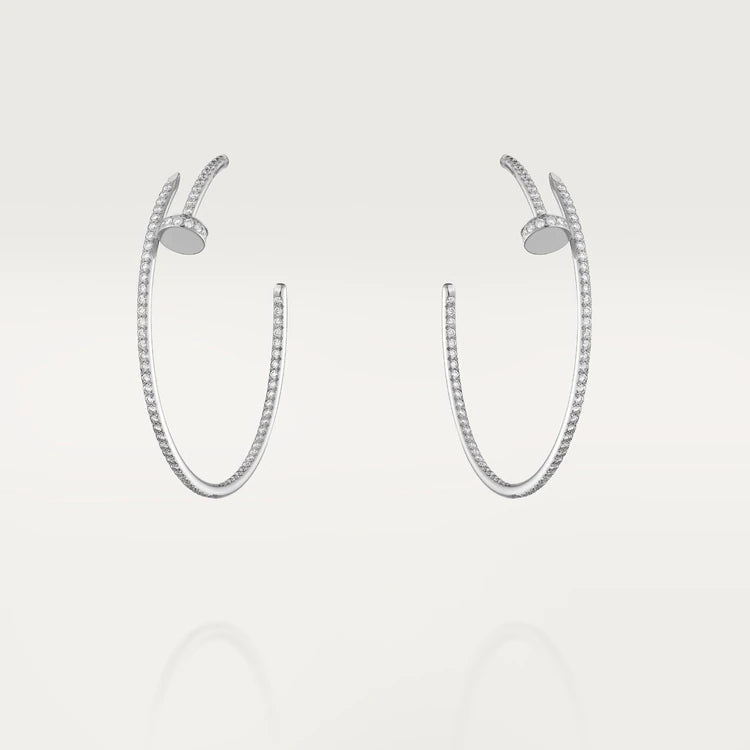 ??MIRA?¡¥JUSTE EARRINGS FULL DIAMONDS 1.8MM