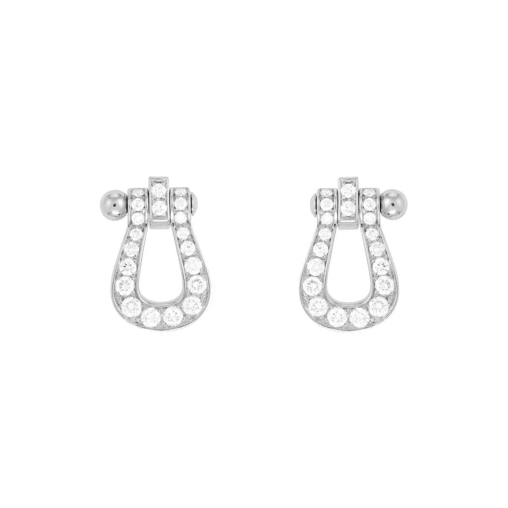 ??MIRA?¡¥FORCE 10 FULL DIAMOND STUD EARRINGS MINI MODEL