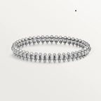 ??MIRA?¡¥CLASH SILVER BRACELET