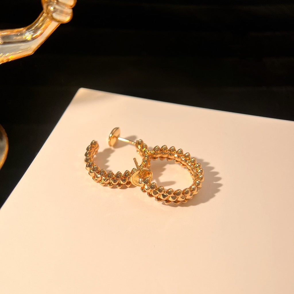 ??MIRA?¡¥CLASH SMALL HOOP EARRINGS