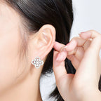 ??MIRA?¡¥LOOP EARRINGS FULL MOTIF DIAMOND 16MM
