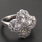 ??MIRA?¡¥LOOP RING FULL MOTIF DIAMOND 16MM SILVE