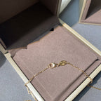??MIRA?¡¥JEUX DE PINK GOLD DIAMOND NECKLACE