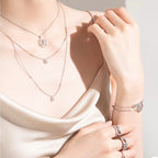 [MIRA]  MOVER PM PAVED NECKLACE