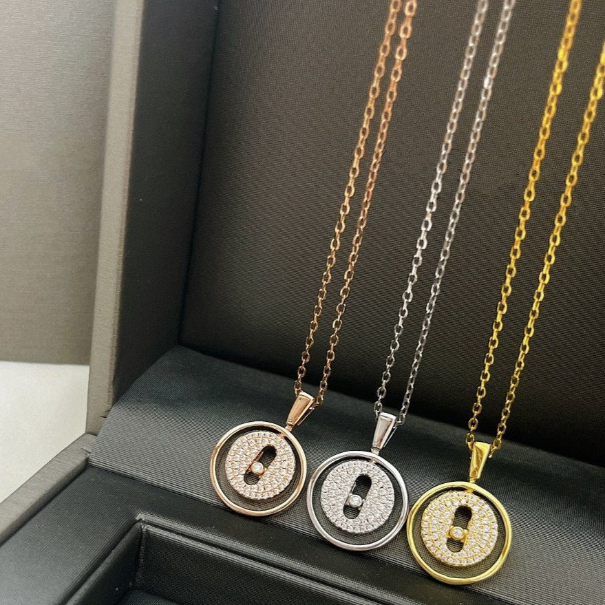 [MIRA]  MOVER PM PAVED NECKLACE