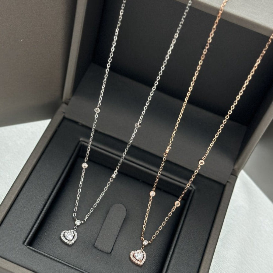 [MIRA] JOY HEART DIAMOND NECKLACE