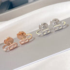 [MIRA] CREOLES MOVE UNO MINI 1 DIAMOND EARRINGS
