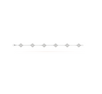 ??MIRA?¡¥CLOVER 6 MOTIF SILVER DIAMOND BRACELET