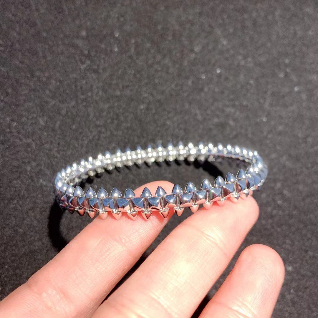 ??MIRA?¡¥CLASH SILVER BRACELET