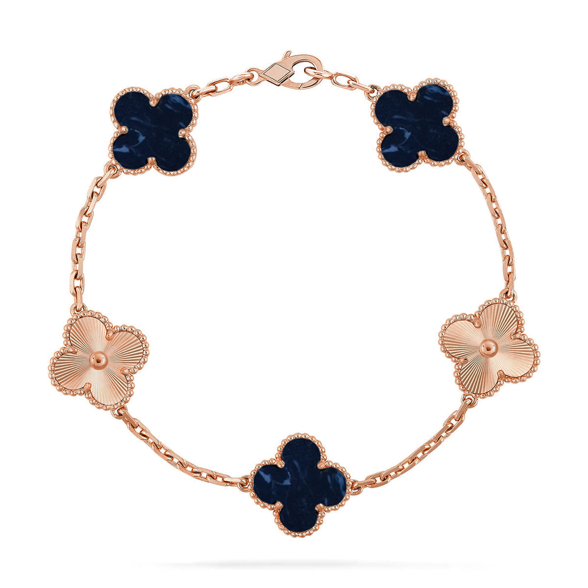 [MIRA]New CLOVER 5 MOTIF PIETERSITE BRACELET COLLECTION