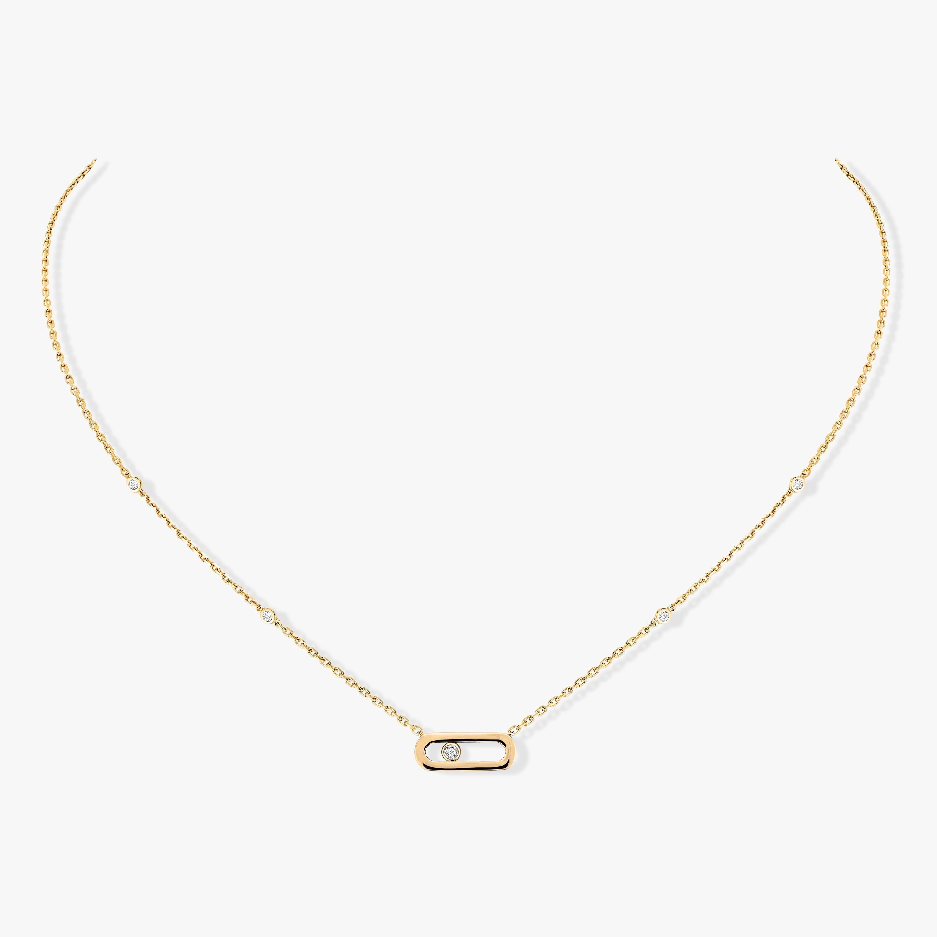 [MIRA] MOVE UNO DIAMOND NECKLACE