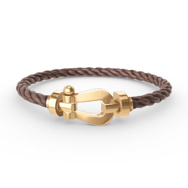 ??MIRA?¡¥FORCE LARGE HORSESHOE NO DIAMOND BRACELET GOLD
