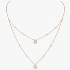 [MIRA] MY TWIN 2 ROW DIAMOND NECKLACE