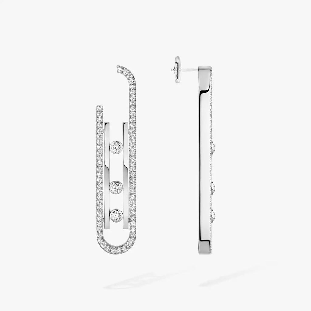 [MIRA]Diamond Pendant Earrings Move 10Th