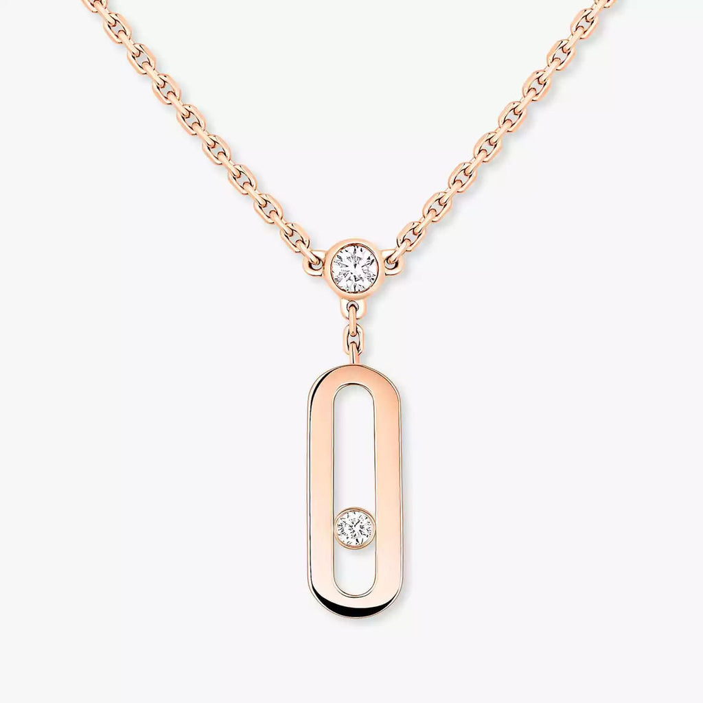 [MIRA]  Move Uno Diamond Necklace