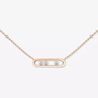 [MIRA]  Baby Move Gold Diamond Necklace