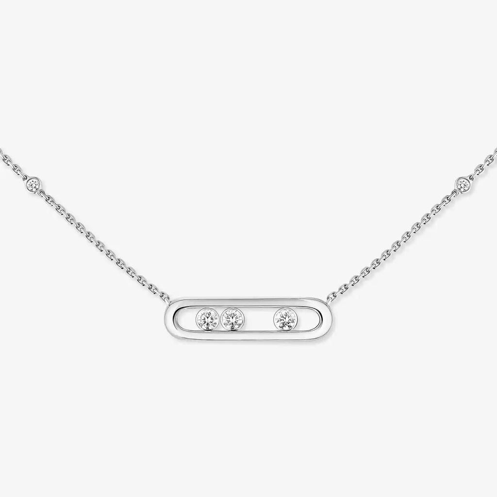 [MIRA]  Baby Move Gold Diamond Necklace