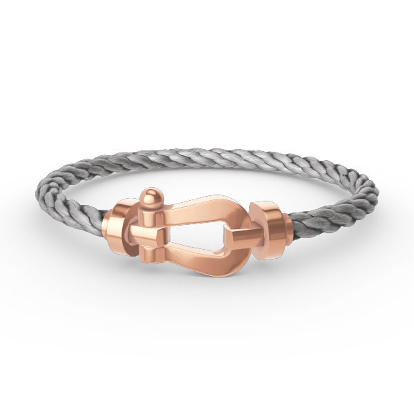 ??MIRA?¡¥FORCE LARGE HORSESHOE NO DIAMOND BRACELET ROSE GOLD
