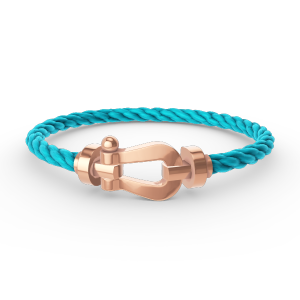 ??MIRA?¡¥FORCE LARGE HORSESHOE NO DIAMOND BRACELET ROSE GOLD