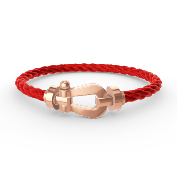??MIRA?¡¥FORCE LARGE HORSESHOE NO DIAMOND BRACELET ROSE GOLD
